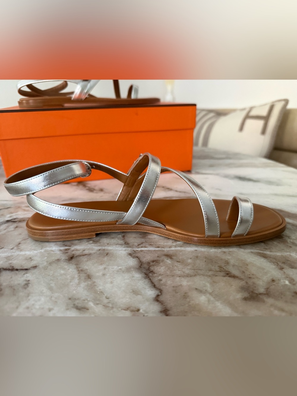 Hermes Harmonie sandals 38 BNIB - Picture 12 of 15